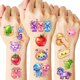 thumbnail image 1 of Tatuajes Temporales CozyNuukee 180 piezas Squishy Kawaii, 1 of 5
