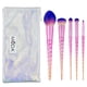 thumbnail image 1 of Set de brochas de maquillaje MODA 6 piezas, vegano, con estuche holográfico, 1 of 8