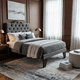 thumbnail image 3 of Cama 1,5 Plazas Ovalado, Incluye Base Y Respaldo Negro, 3 of 3