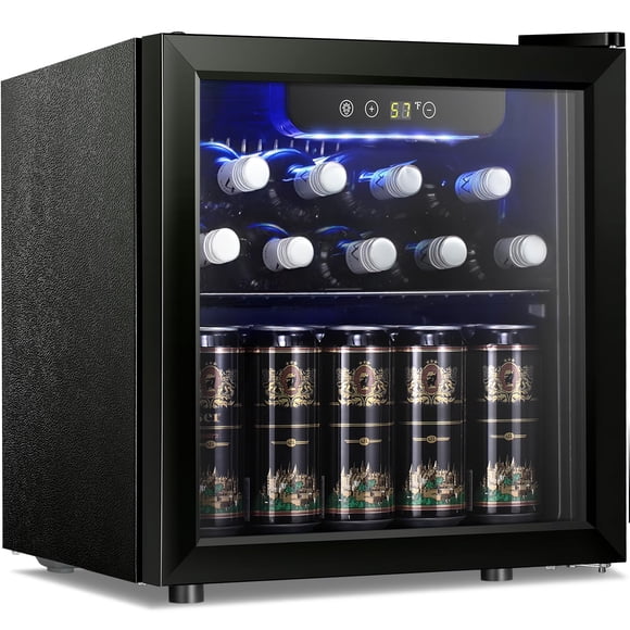 Refrigerador de bebidas Antarctic Star, 12 botellas, 48 latas, 1.3 pies cúbicos Ft.