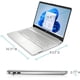 thumbnail image 5 of Ordenador portátil HP Notebook con pantalla táctil HD de 15,6 pulgadas, Intel Core i3, 32 GB de RAM, 5 of 6