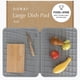 thumbnail image 1 of Alfombrilla para secar platos Dorai 61 cm x 42 cm plegable color ceniza, 1 of 9