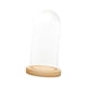 thumbnail image 3 of Cúpula De Cristal Transparente Cloche Decoración De Casa De Muñecas Adorno DIY Cúpula Transparente Cloche 12cmx25cmx14cm, 3 of 5