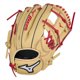 thumbnail image 1 of Guante de béisbol Mizuno de cuero, cuadro interior, mano derecha, 28 cm, 1 of 3