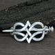 thumbnail image 1 of 1pc Celtic Viking Crown Hairpin - Stunning Silver Irish Hair Accessory for Women - Perfect for Braids and Decorative Jewelry, 1 of 5
