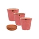thumbnail image 3 of Set de 3 Macetas Zaia 15 cm Rosa Alegre y sus platos, 3 of 3