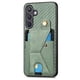 thumbnail image 2 of Funda Resistente para Samsung Galaxy S24 Plus con Tarjetero y Soporte, Diseño Magnético Verde, 2 of 5