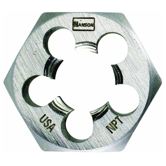 BISS IRWIN Hanson 9502 Terraja cónica hexagonal para rosca de tubo 1/8-27 NPT