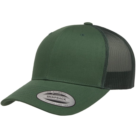 Gorra Yupoong YP Classics Retro Trucker Evergreen Talle Único