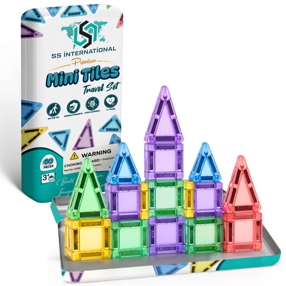 Baldosas Magnéticas SS INTERNATIONAL Set de Viaje de 40 piezas 3,75 cm