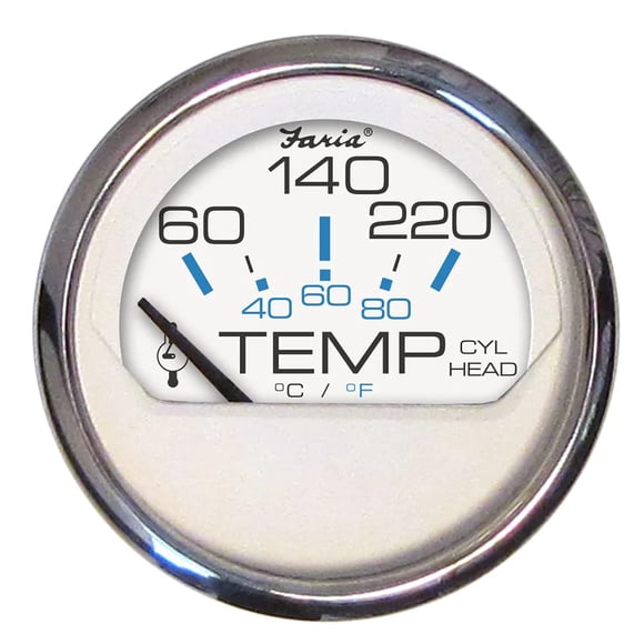 Medidor de temperatura Faria Beede Chesapeake 13806 White SS