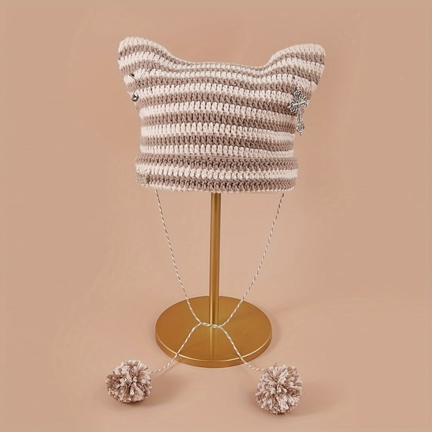 Adorable Cat Ear Beanie Hat - Perfect Gift for Her This Christmas, Valentine's Day & More!