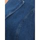 thumbnail image 5 of INSPIRE CHIC Chaleco de Mujer para Regreso a Clases, Chaleco de Mezclilla con Botones, Cuello con Solapa en Punta, Cintura Elástica, Chaquetas Sin Mangas de Jean XL Azul Oscuro, 5 of 6