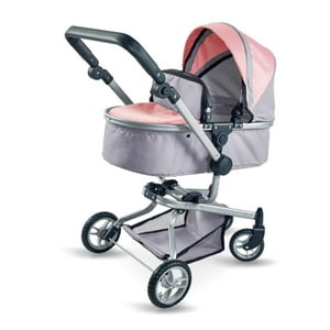 Kidscool - Coche Cuna Para Muñecas Rosado 2X1