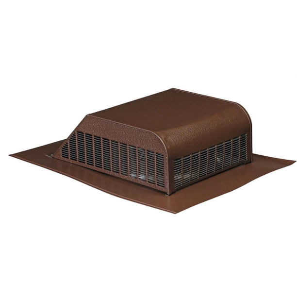 Conjunto de ventilación de techo, rejilla de ventilación inclinada hacia atrás, 9 x 38 x 41 cm, color marrón