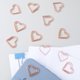 thumbnail image 4 of Clips de papel YALOJE con forma de corazón en oro rosado - 20 piezas, 4 of 7