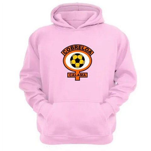 Genérico - Polerón Canguro Cobreloa Rosa Talla L Unisex