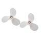 thumbnail image 3 of 2x Marine Boat Propeller 7 1 / 2x7-BA, 4-5-6 Hp Outboard For Yamaha, 3 of 5