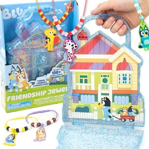 Bluey - Kit De Joyas Friendship Horizon Group Usa Con 150 Cuentas Y 6 Dijes