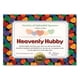 thumbnail image 1 of Certificado Beistle Heavenly Hubby con sobres de 5 x 7 pulgadas, 1 of 2