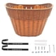 thumbnail image 5 of Cesta para bicicleta Portaequipajes para bicicleta Cesta delantera para bicicleta Cesta de almacenamiento para acampar al aire libre , MARRÓN marrón, 5 of 5