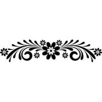 Rienda Libre Graphics - Decomural Flower Design Floral Headboard Ws-18399
