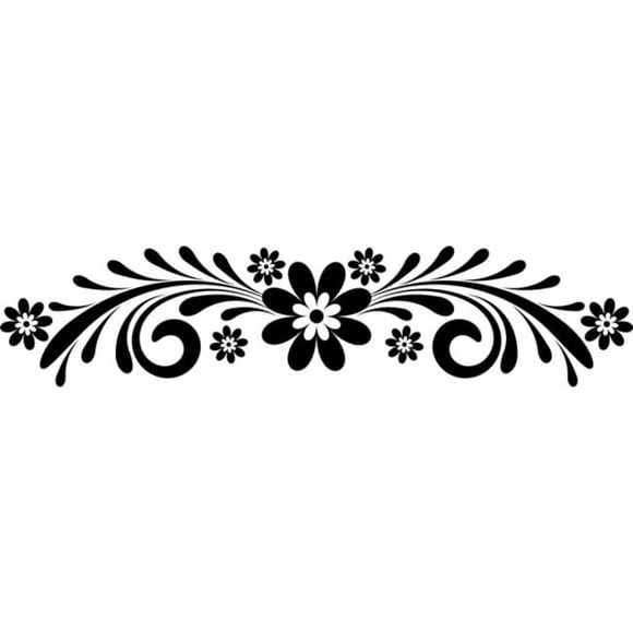 Decomural Flower Design Floral Headboard WS-18399