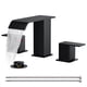 thumbnail image 1 of Grifo De Baño Matte Black Waterfall 3 Orificios 8 Pulgadas, 1 of 9