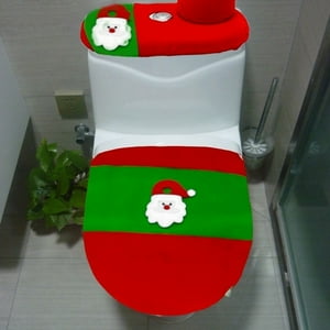 Genérico - Set De Baño Navideño Adorno Navideñas Decoracion Navidad