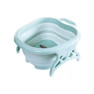 Importclick - Masajeador Spa Pedicura Pies Plegable Celeste