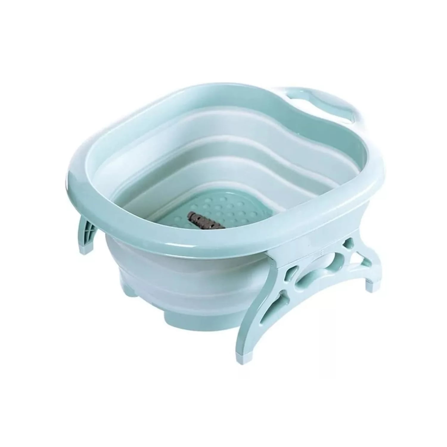 Importclick - Masajeador Spa Pedicura Pies Plegable Celeste