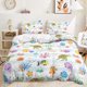 thumbnail image 2 of Cartoon animalschildren's bed decoration covertwo-sided pillowcasebed set3-Piece Bedding Set (1 Duvet Cover + 2 Pillow Shams), 2 of 5