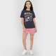 thumbnail image 4 of Polera Niña Teen Manga Corta Fun Oversize  Negro Corona, 4 of 5