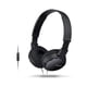 thumbnail image 1 of Auriculares Sony MDRZX110AP negros con micrófono, 1 of 3
