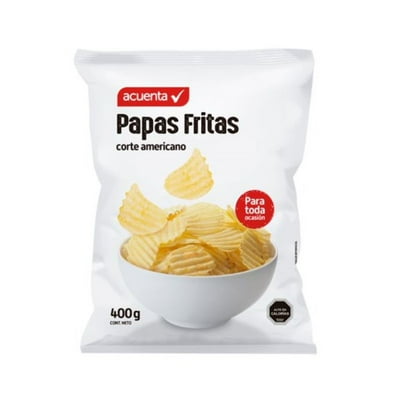 Papas Fritas Corte Americano 400 G Acuenta