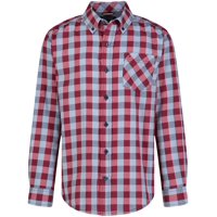 Camisa Tommy Hilfiger Para Niños, Manga Larga, 8 Años, A Cuadros Rojos