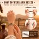 thumbnail image 5 of Pulsera Montana West Wrangler Turquesa con Diseño Floral Tallado, 5 of 8