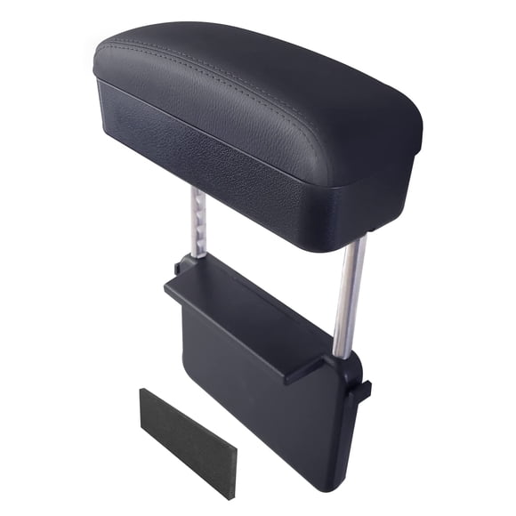 Reposabrazos para coche, reposabrazos ajustable Dimeani, color negro