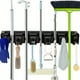 thumbnail image 3 of 1pc Magic Broom Holder Hook, Wall Mounted Mop And Broom Rack Holder, Garage Storage Rack And Garden Tool Organizer, 5 Clamps And 6 Hooks, For Home And Garden, Tool Garage Organization, 3 of 4