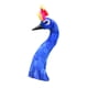 thumbnail image 5 of Cabeza De Pavo Real Estatua Ornamento Estatuilla Escultura Para Gabinete Decoración Azul, 5 of 5