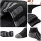 thumbnail image 2 of Calcetines acolchados Joynée Crew Work para hombre, 8 pares, negros, tallas 10-13, 2 of 7