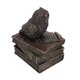thumbnail image 3 of Caja de recuerdos Veronese Design 11 cm Búho con acabado bronceado, 3 of 5