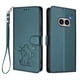 thumbnail image 1 of Nothing Phone 2A Funda Billetera de Gato, Verde Oscuro, 1 of 6