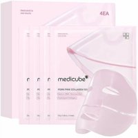 Innevo - Mascarilla De Gel De Colágeno Rosa Pdrn Con Adn De Salmón De Medicube | Mascarilla Facial Nocturna Para Una Piel Radiante: Elasticidad, Hidratación, Reafirmación Y Humectación