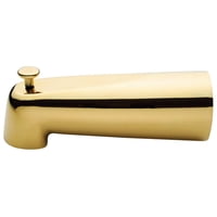 Caño Para Bañera Kingston Brass K1089A2 Con Desviador De Latón Pulido