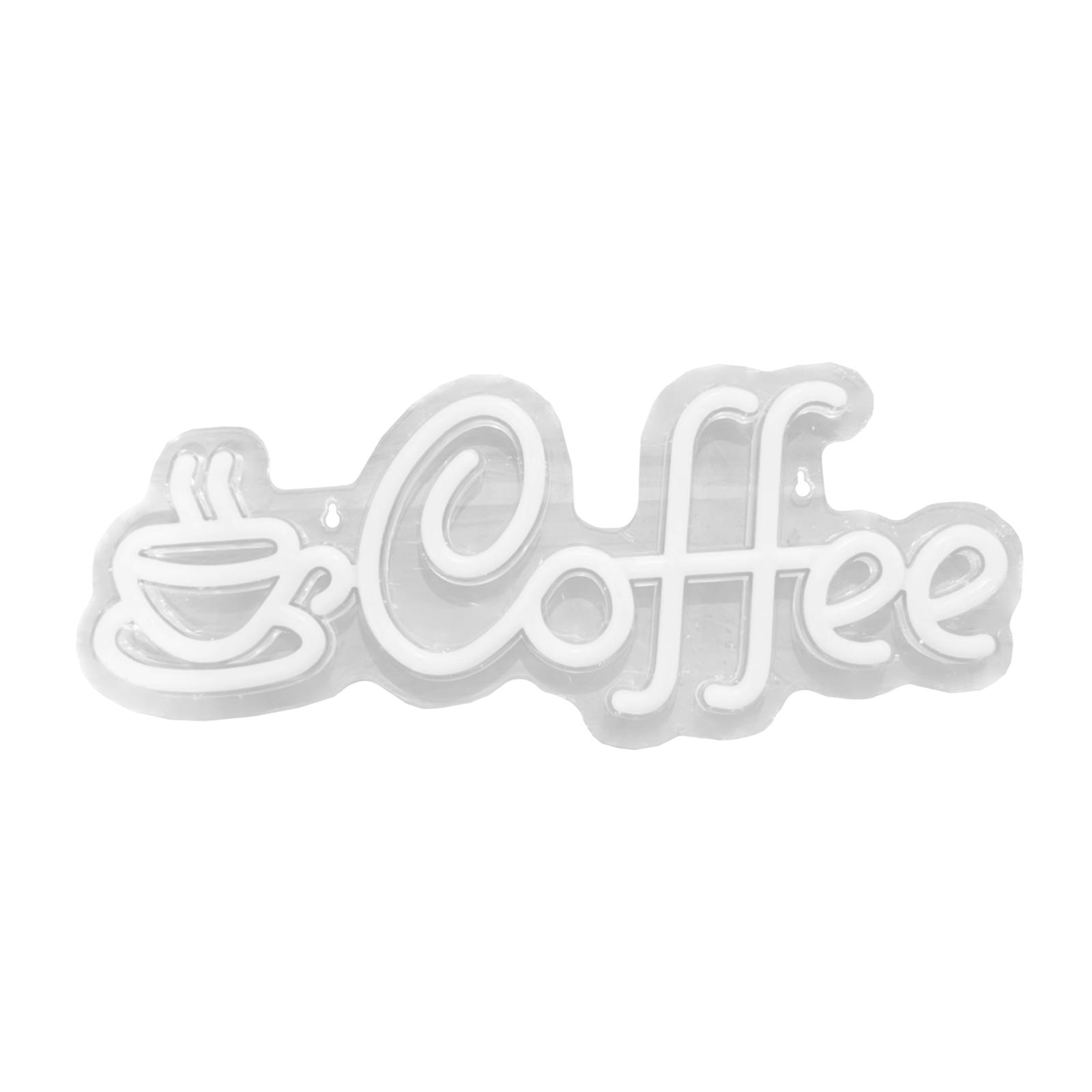 Ioensy - Letrero De Neón Para Cafetería, Luces Led Para Cafetería, Cumpleaños, Ventana, Navidad, 40 X 23 Cm