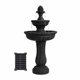thumbnail image 1 of Fuente Solar XBrand de 99 cm, 2 Niveles, Resina Negra, 1 of 7