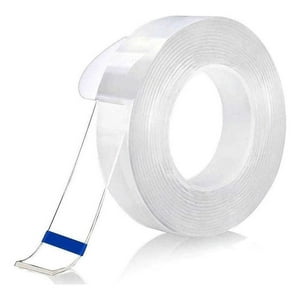 Gen - Cinta Adhesiva Doble Faz Transparente 2Mm 30Mm 3 Metros Multicolor