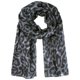 thumbnail image 1 of INSPIRE CHIC Bufanda Larga con Estampado de Leopardo para Mujeres, Ligera y Suave, Envoltura de Cabeza Transparente para Todas las Estaciones 70.9x35.4" Azul Oscuro, 1 of 6