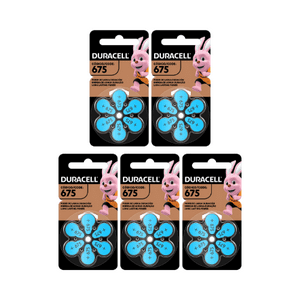 Pack 30 Pilas Auditivas Duracell Para Audífonos Tamaño 675